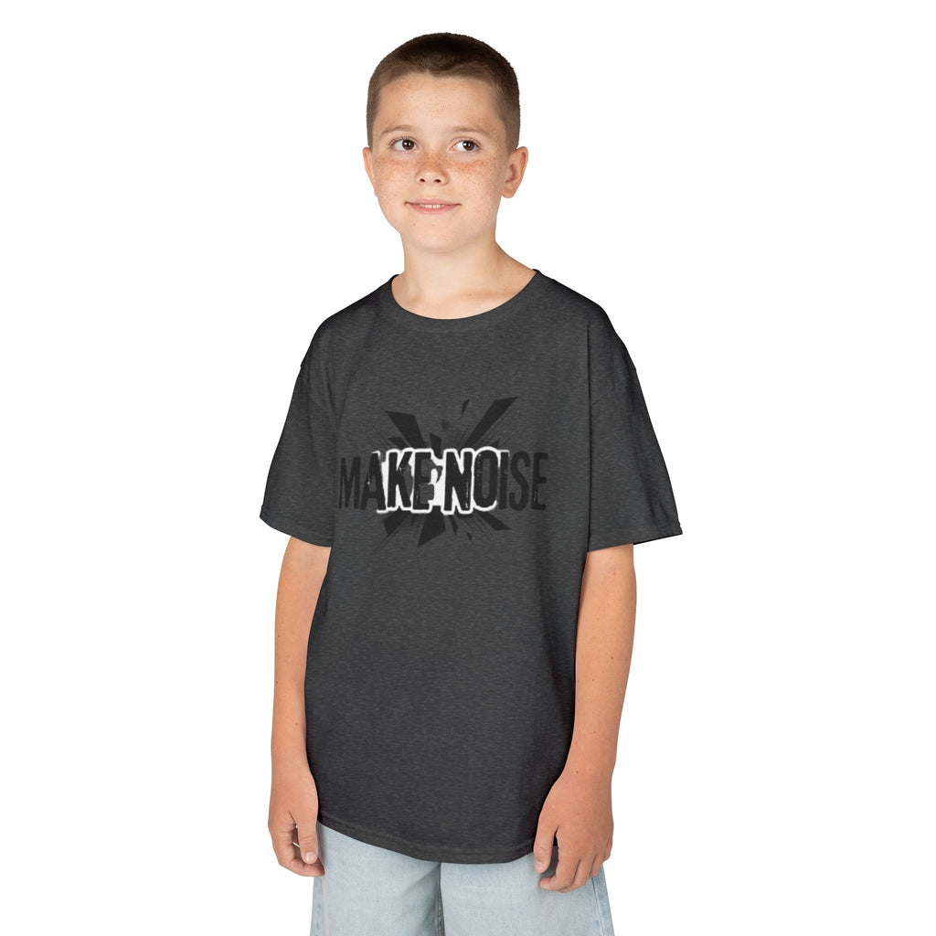Kids Tee — "Make Noise" Graphic Shirt for Loud, Confident Kids