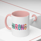 Accent Coffee Mug — "Prove Them Wrong" Colorful Motivational Ceramic Mug (11/15oz)