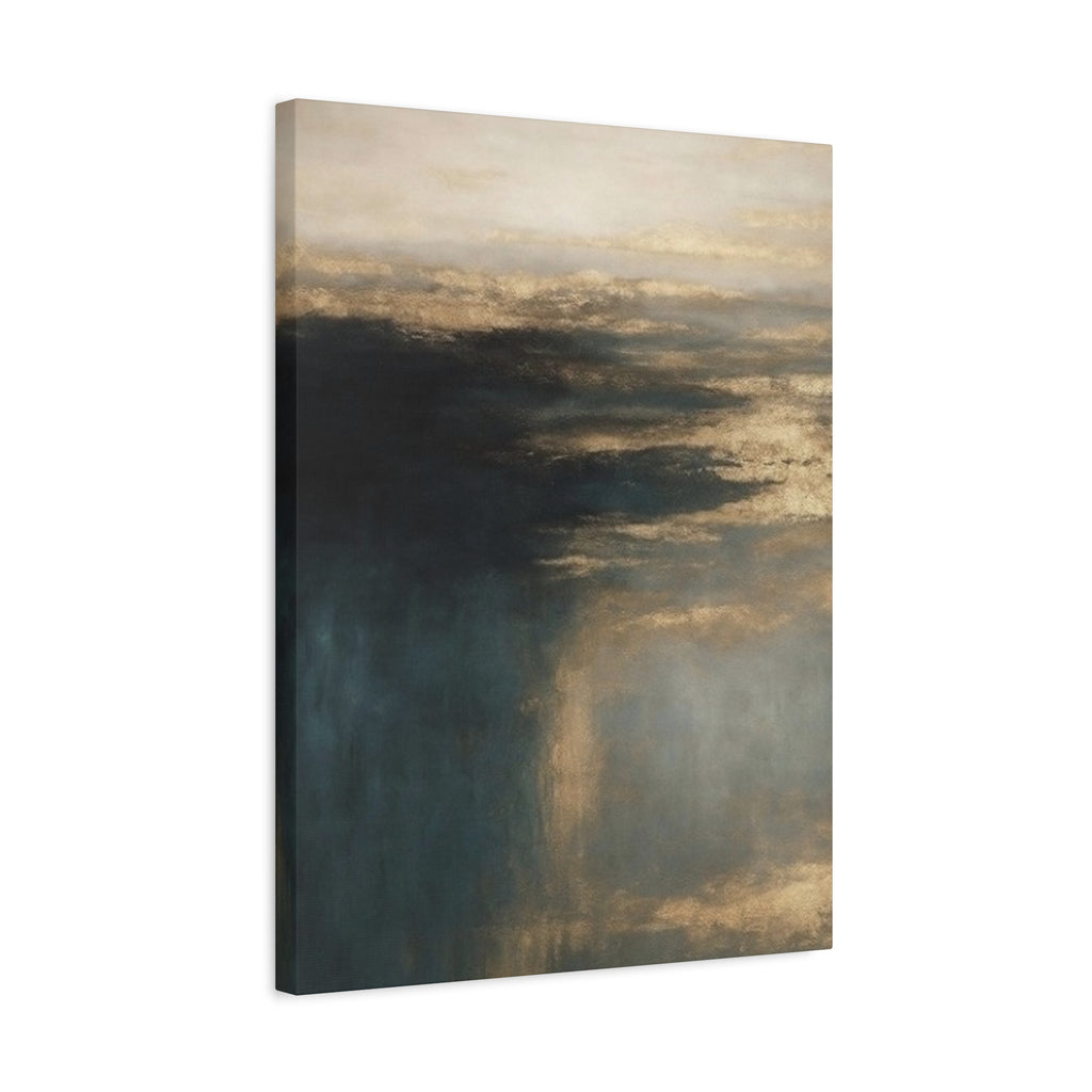 Abstract Stormy Seascape Canvas