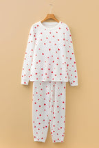 Valentine Heart Top and Pant Lounge Set