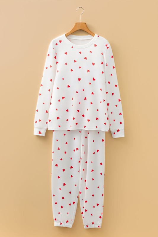 Valentine Heart Top and Pant Lounge Set