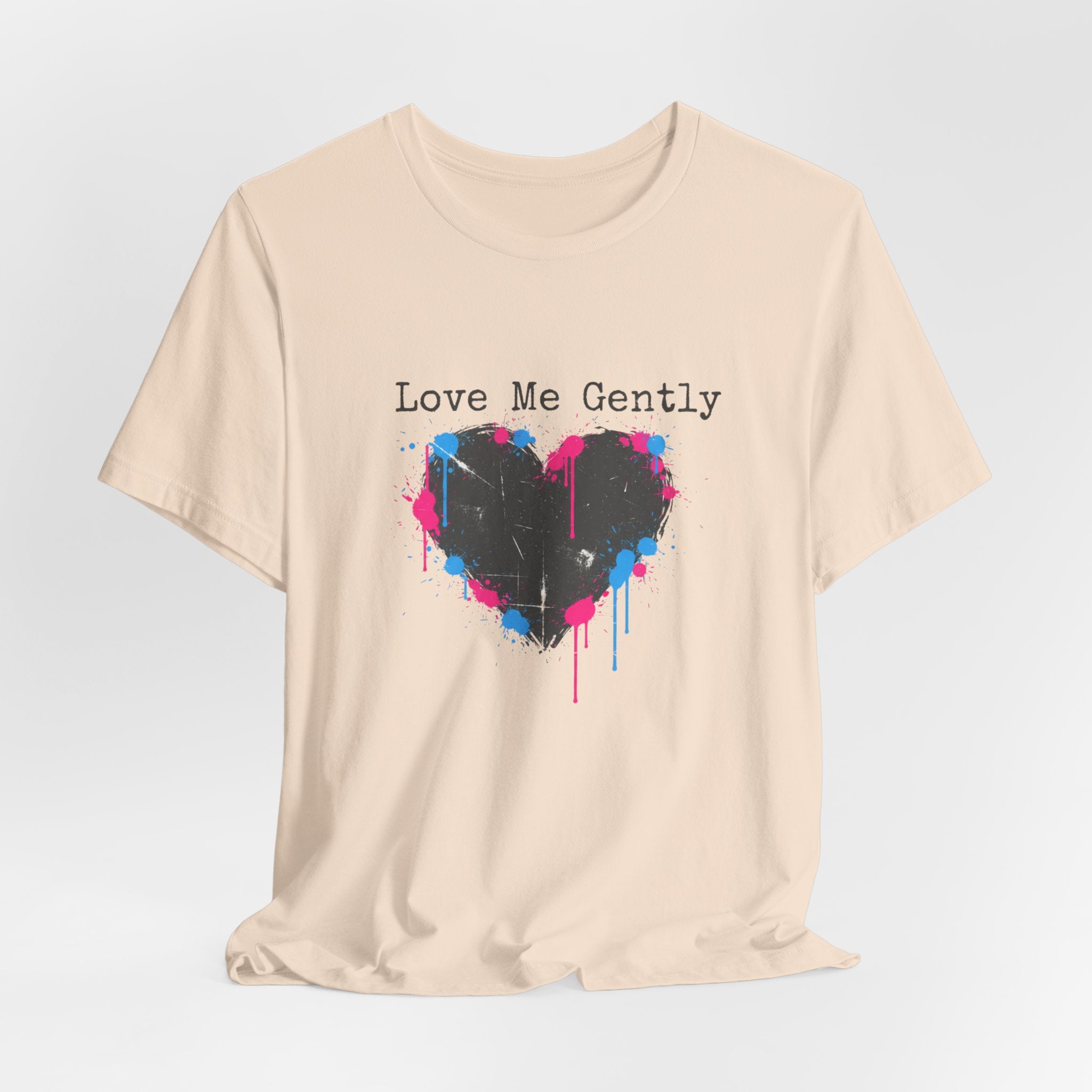 Distressed Graffiti Heart Tee | grunge heart shirt, punk heart design