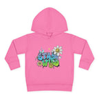 Toddler Hoodie — 'Stay Wild' Graffiti Daisy Pullover