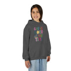 Youth Hoodie — "God Is Good All The Time" Colorful Faith Pullover
