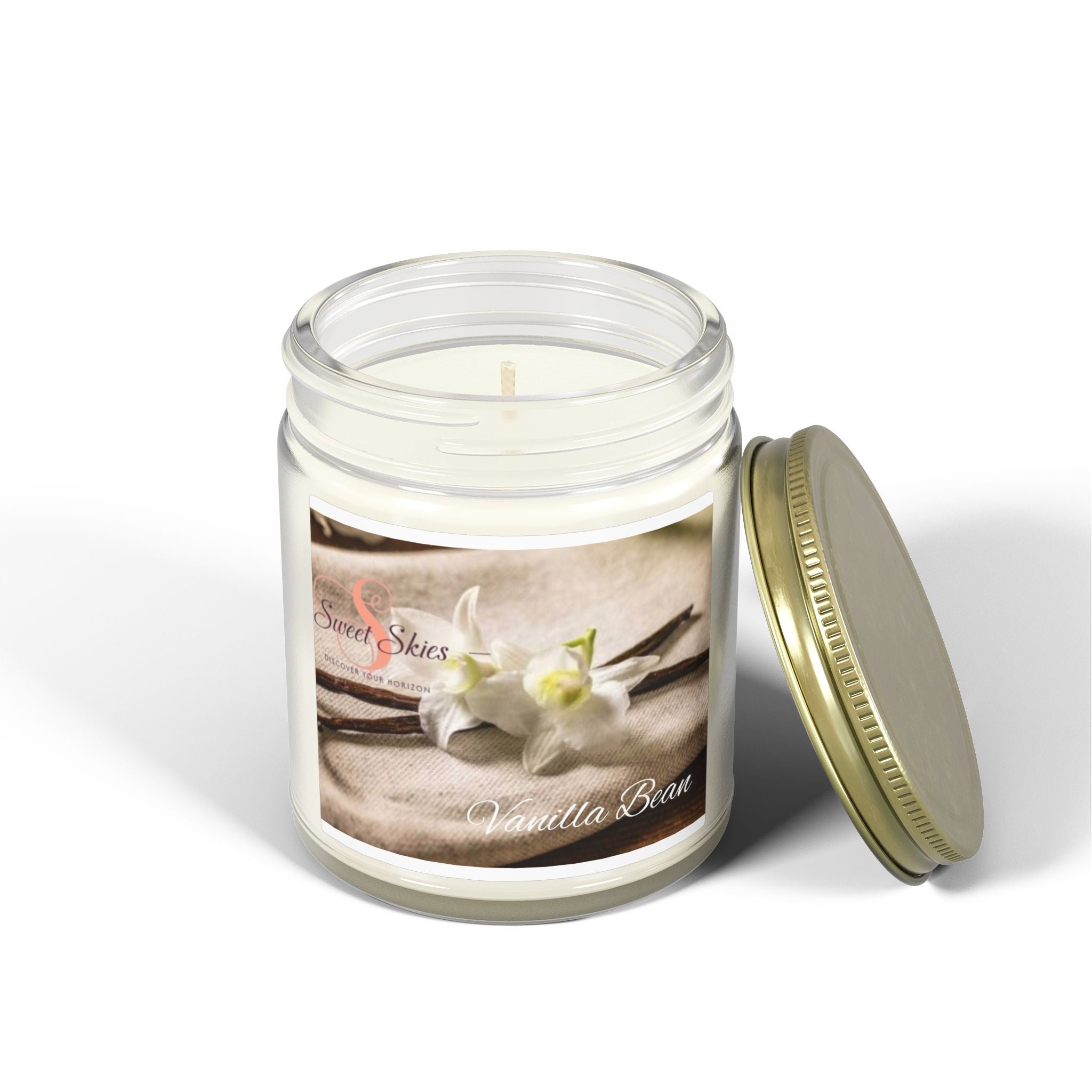 Vanilla Bean Coconut Apricot Wax Candle (9oz)