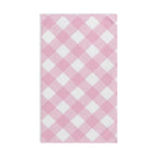Pink Gingham Hand Towel — Cute Farmhouse Kitchen & Bathroom Accent