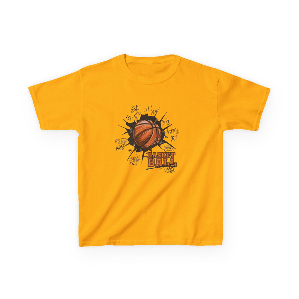Kids Basketball Tee — Slam Dunk Graphic Shirt