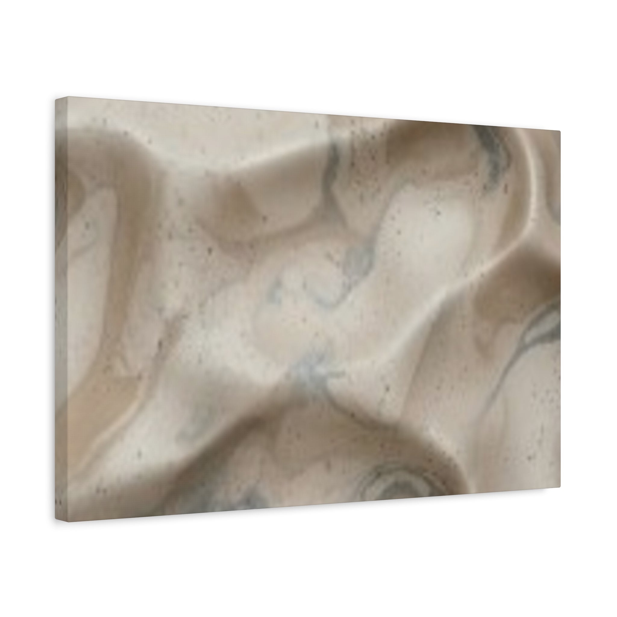 Abstract Neutral Marble Canvas Wall Art — Matte Stretched 1.25"