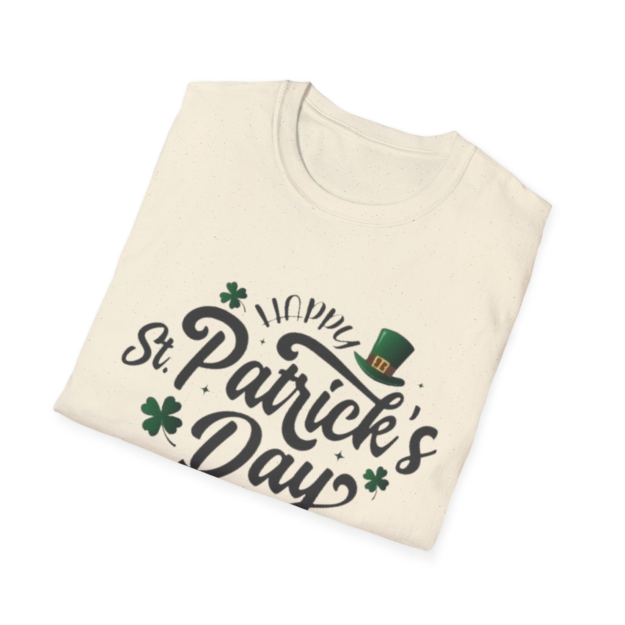 St. Patrick's Day T-Shirt – Lucky Shamrock & Leprechaun Hat Tee