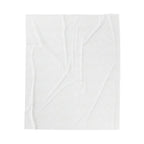 Velveteen Plush Blanket — Cozy Shadow Heart Pattern Throw