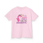 Kids T-Shirt — Cute Smart And A Little Bit Dramatic Unicorn Tee