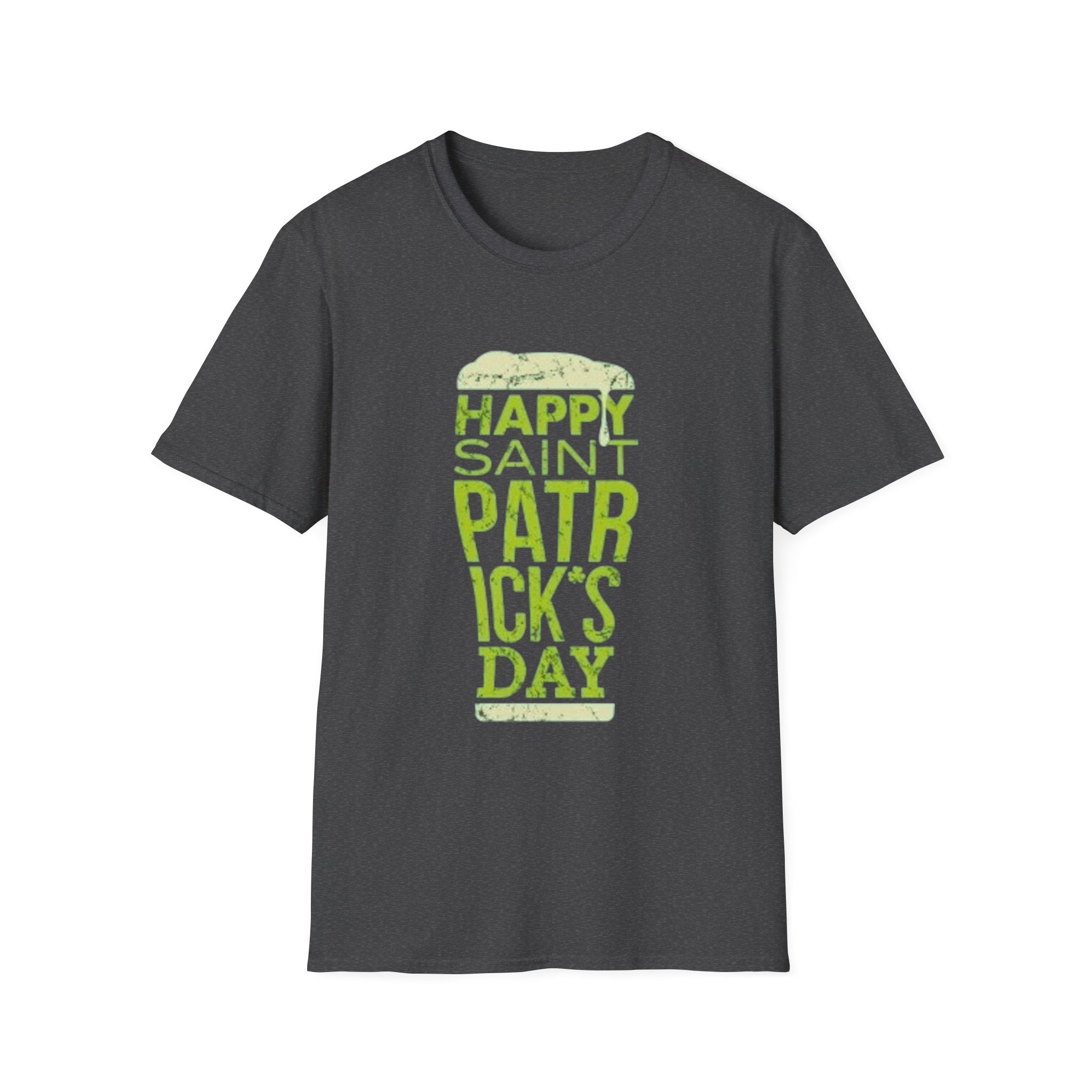 Saint Patrick's Day Beer Tee — "Happy Saint Patrick's Day" Pint Graphic T-Shirt