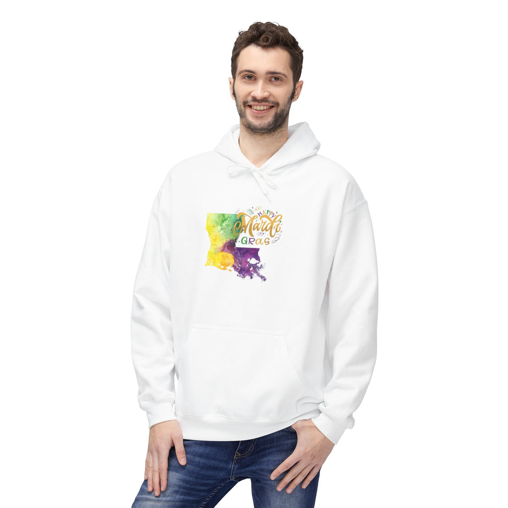 New Mexico Watercolor 'Amarillo' Hoodie — Southwestern State Pride Pullover