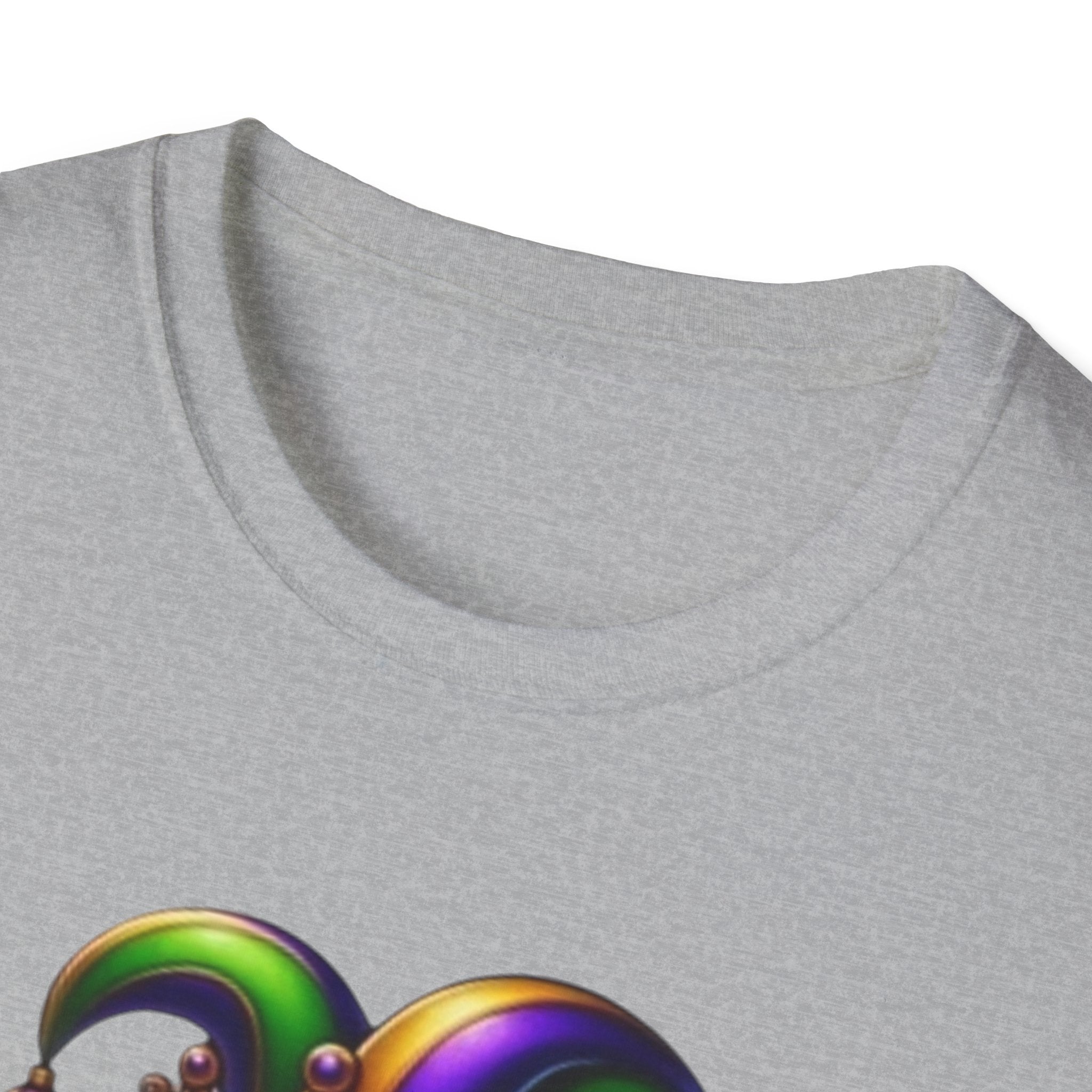 Mardi Gras Jester Alligator T-Shirt — Carnival Croc Graphic Tee