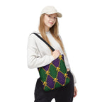 Mardi Gras Fleur-de-Lis Diamond Tote