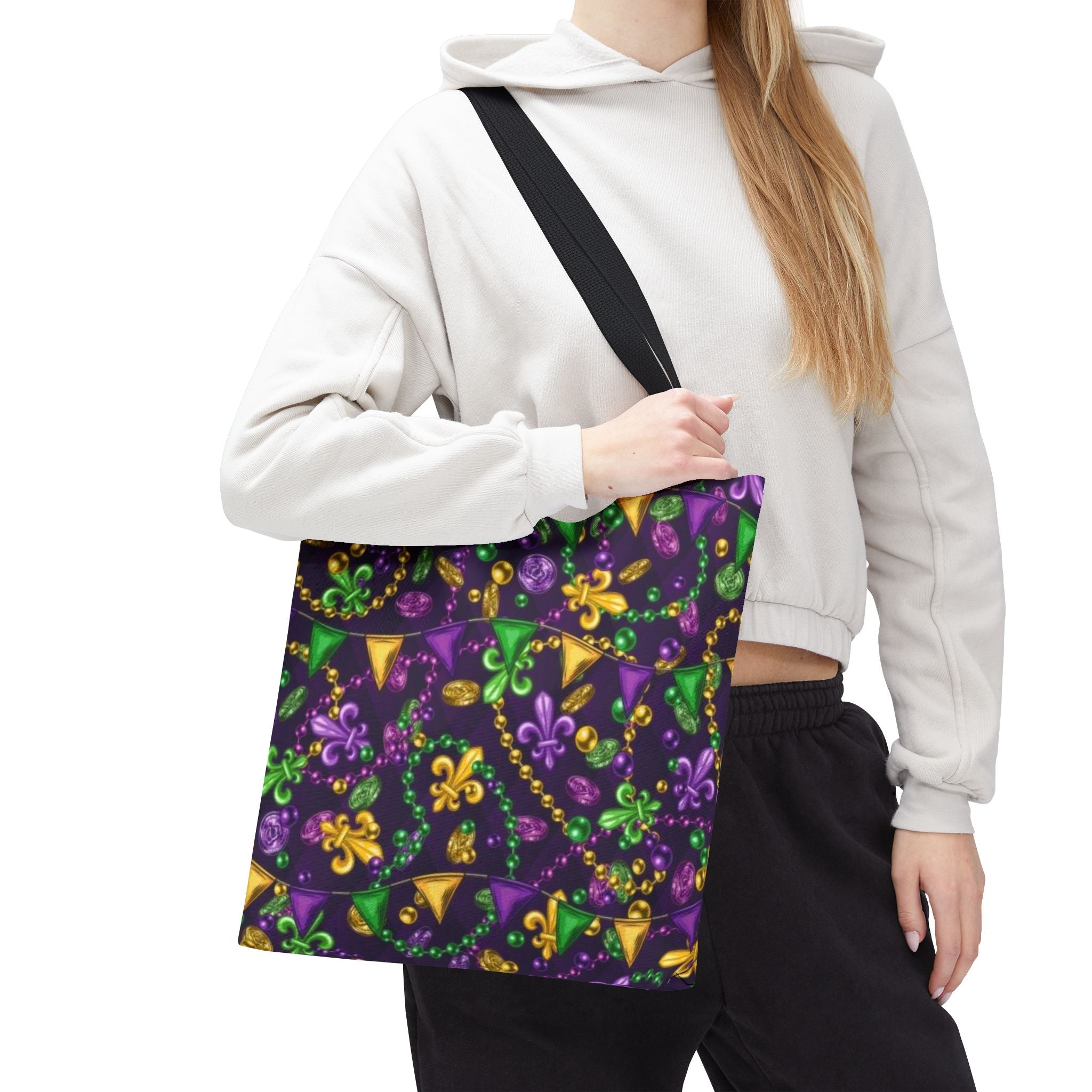 Mardi Gras Fleur-de-Lis Tote