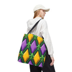 Mardi Gras Diamond Pattern Tote