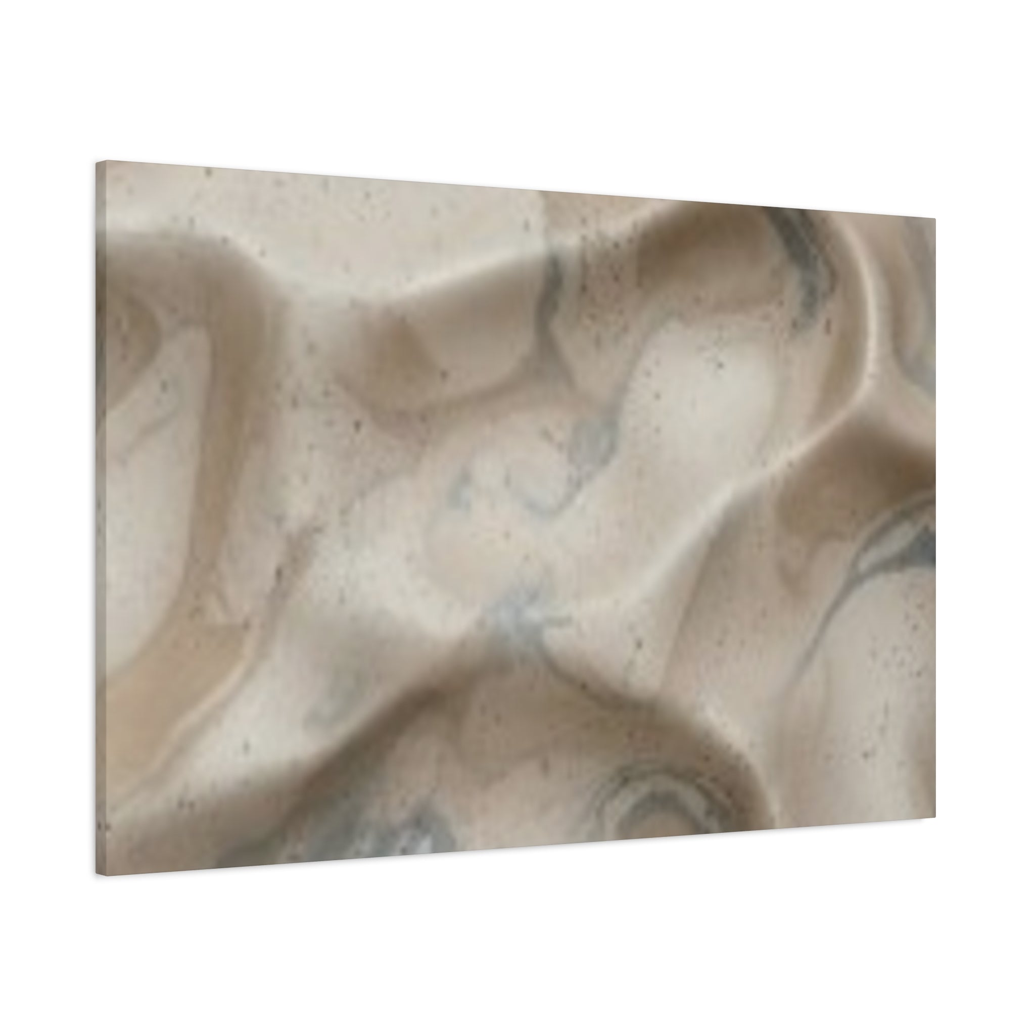 Abstract Neutral Marble Canvas Wall Art — Matte Stretched 1.25"