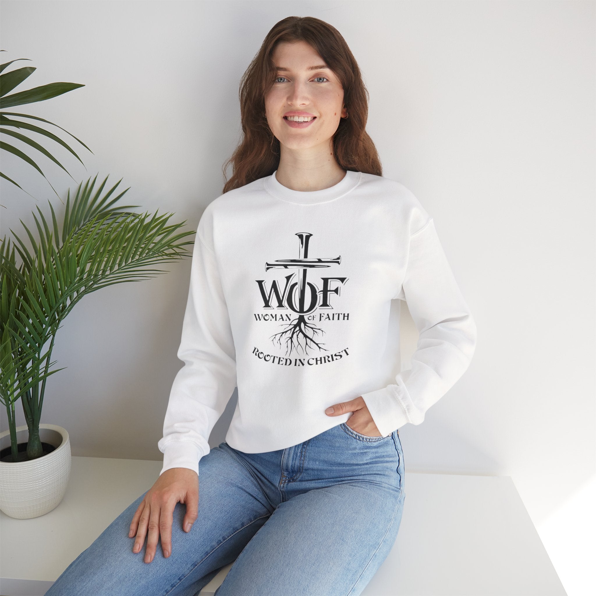Women of Faith “Rooted in Christ” Crewneck Sweatshirt