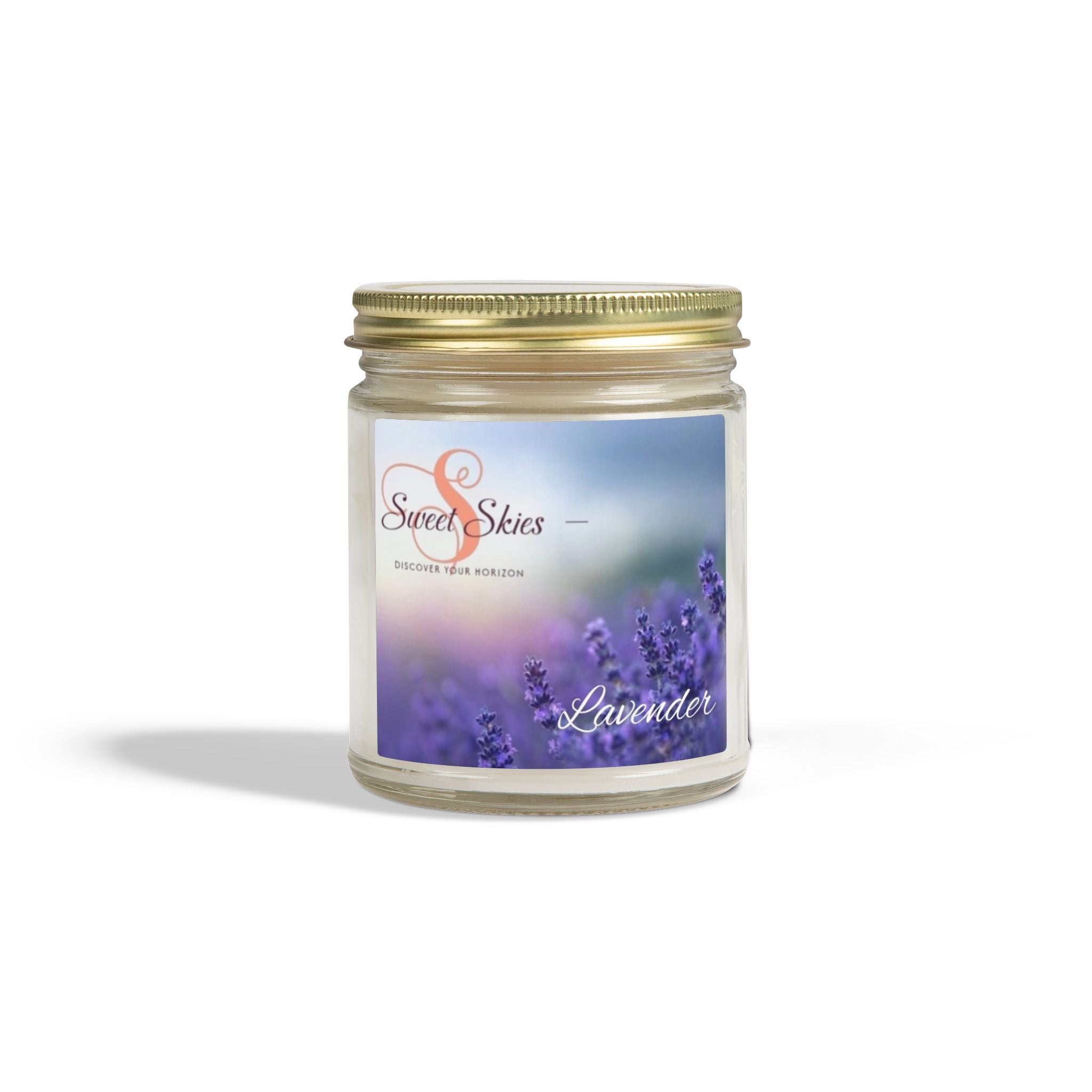 Lavender Scented Candle — Coconut Apricot Wax (9oz)