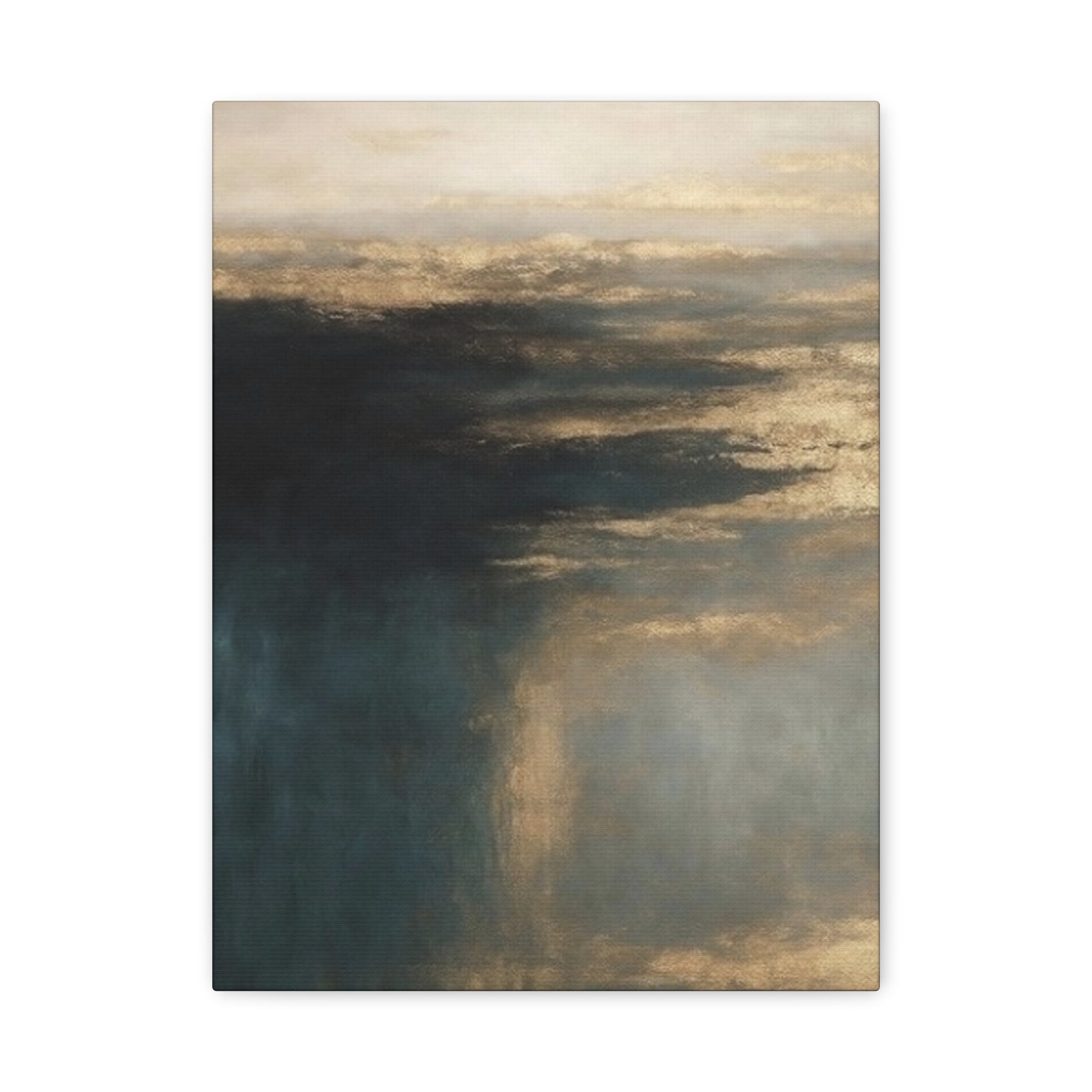 Abstract Stormy Seascape Canvas