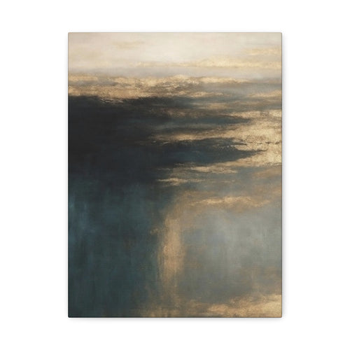 Abstract Stormy Seascape Canvas