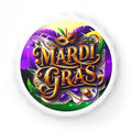 Mardi Gras Bottle Opener — Festive Carnival Mask & Beads Bar Tool