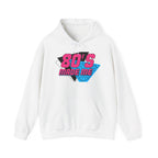 80's Made Me Hoodie — Retro 1980s Neon Graphic Pullover
