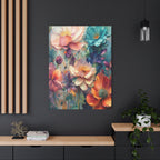 Floral Dreamscape Matte Canvas Print — Stretched 1.25"