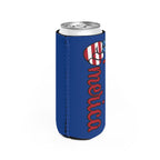 Slim Can Cooler — 'Merica Patriotic Peace Sign Design (4th of July, Memorial Day)