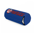 Slim Can Cooler — 'Merica Patriotic Peace Sign Design (4th of July, Memorial Day)