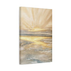 Golden Sunrise Seascape Canvas