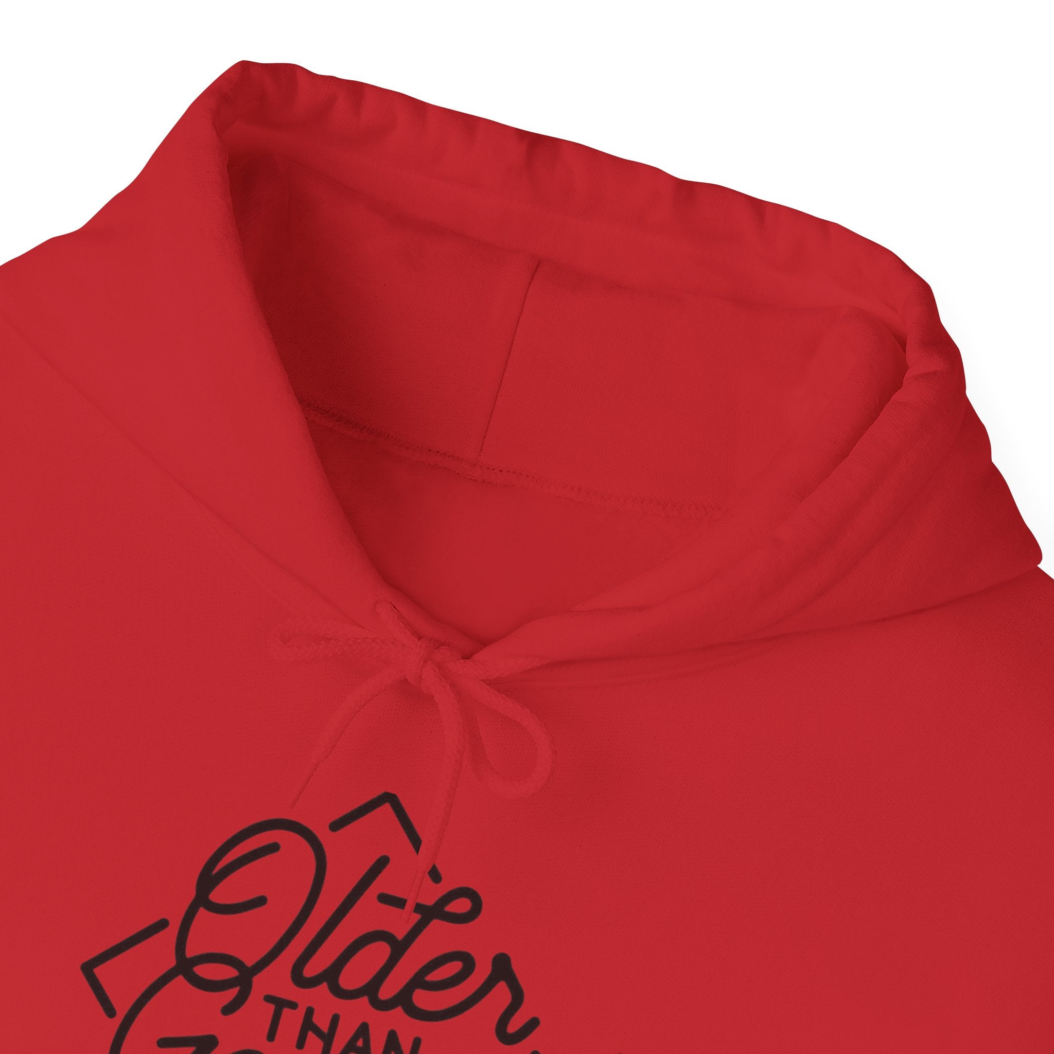 Hoodie — "Older Than Google" Vintage Script Pullover