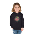 Toddler Hoodie — 'Dance Like a Weird' Colorful Graffiti Pullover
