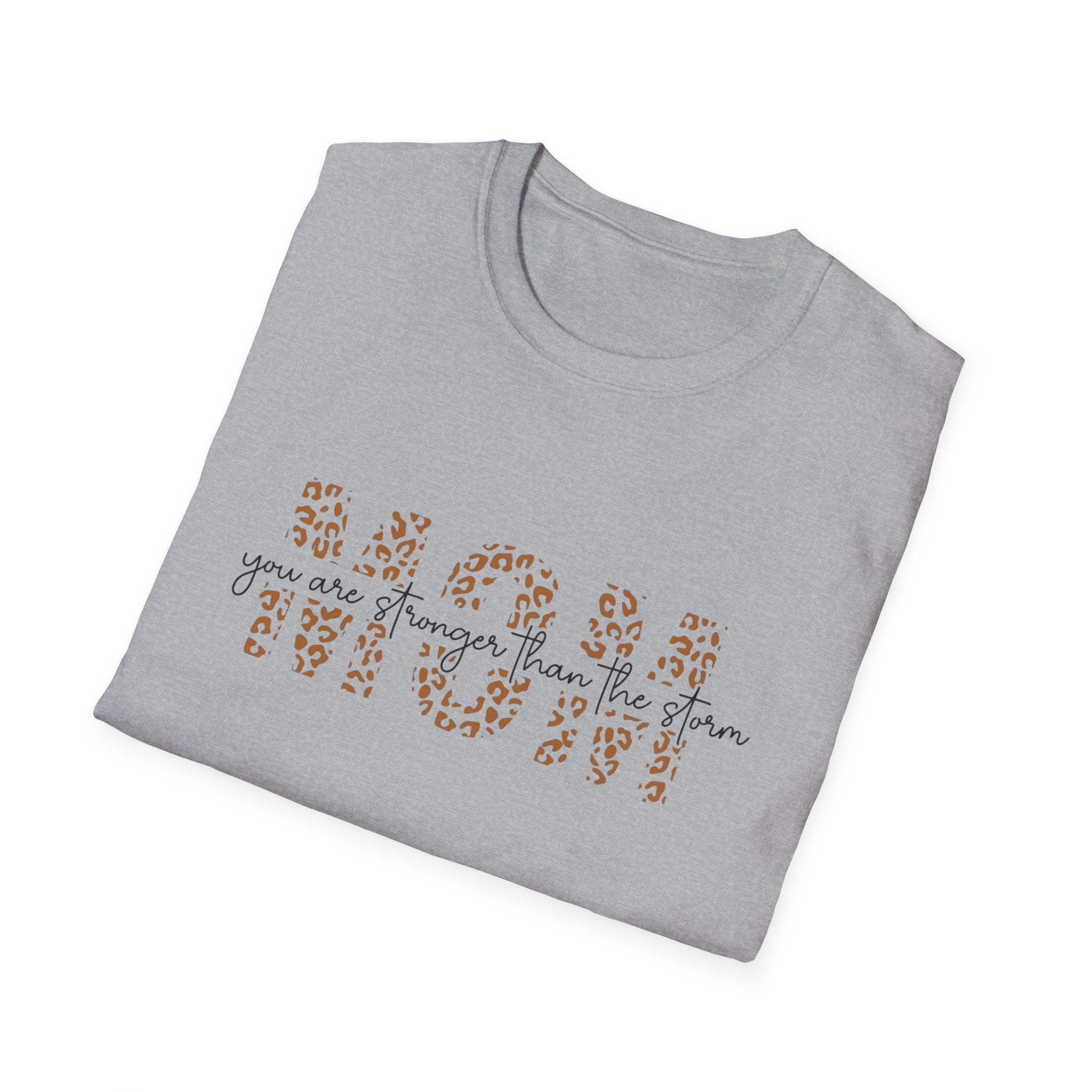 Mom Leopard Heartbeat T-Shirt — Cute Mama Graphic Tee