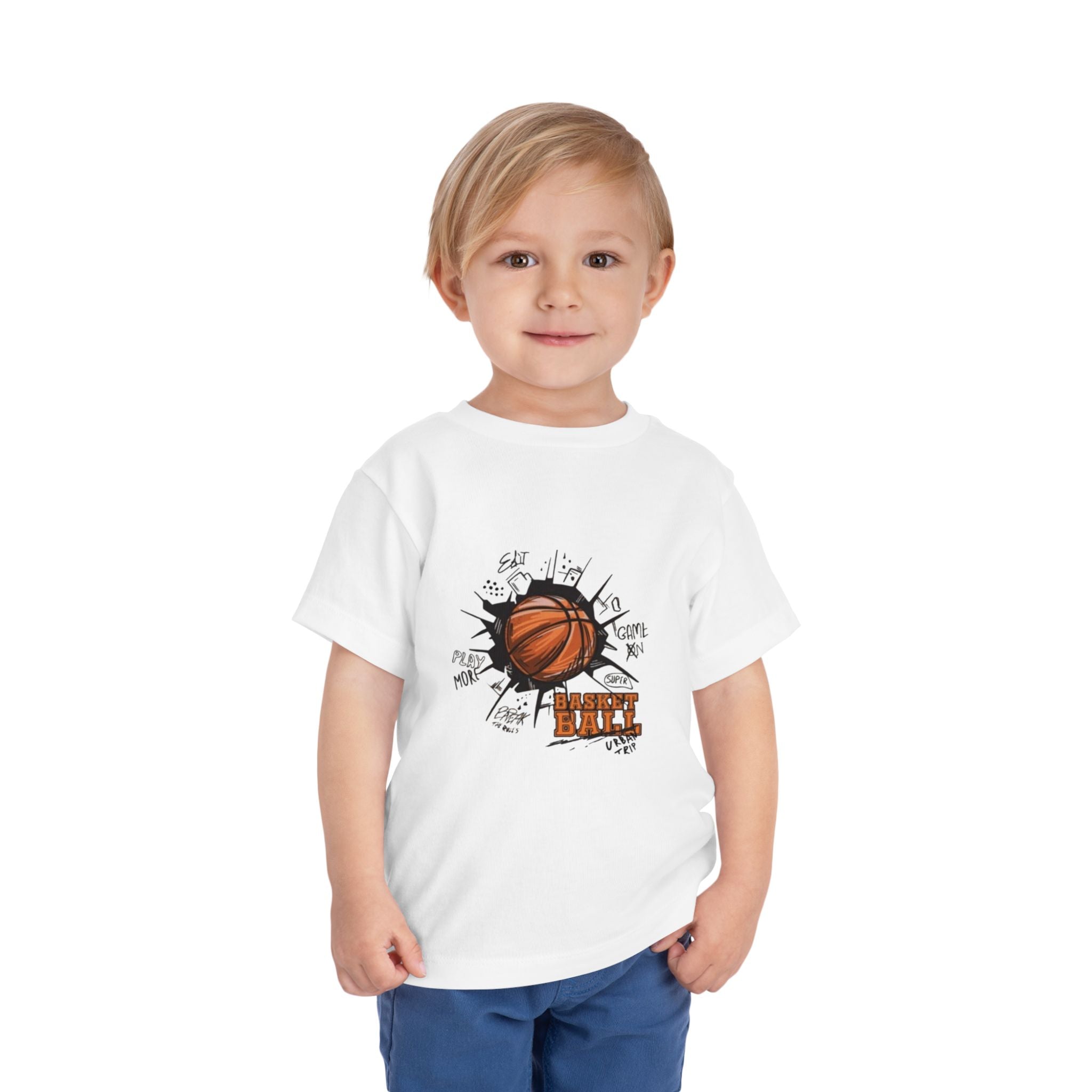 Toddler Basketball Tee - 'Future MVP' Graphic Kids Shirt
