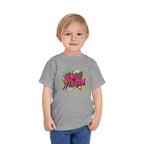 Toddler Tee - "Just Vibes!" Colorful Retro Graphic Kids T‑Shirt