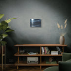 Moonlit Ocean Canvas Wall Art — Serene Night Seascape Matte Stretched Print
