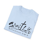 Saved & Live T-Shirt — Ephesians 2:8-9 Christian Faith Tee