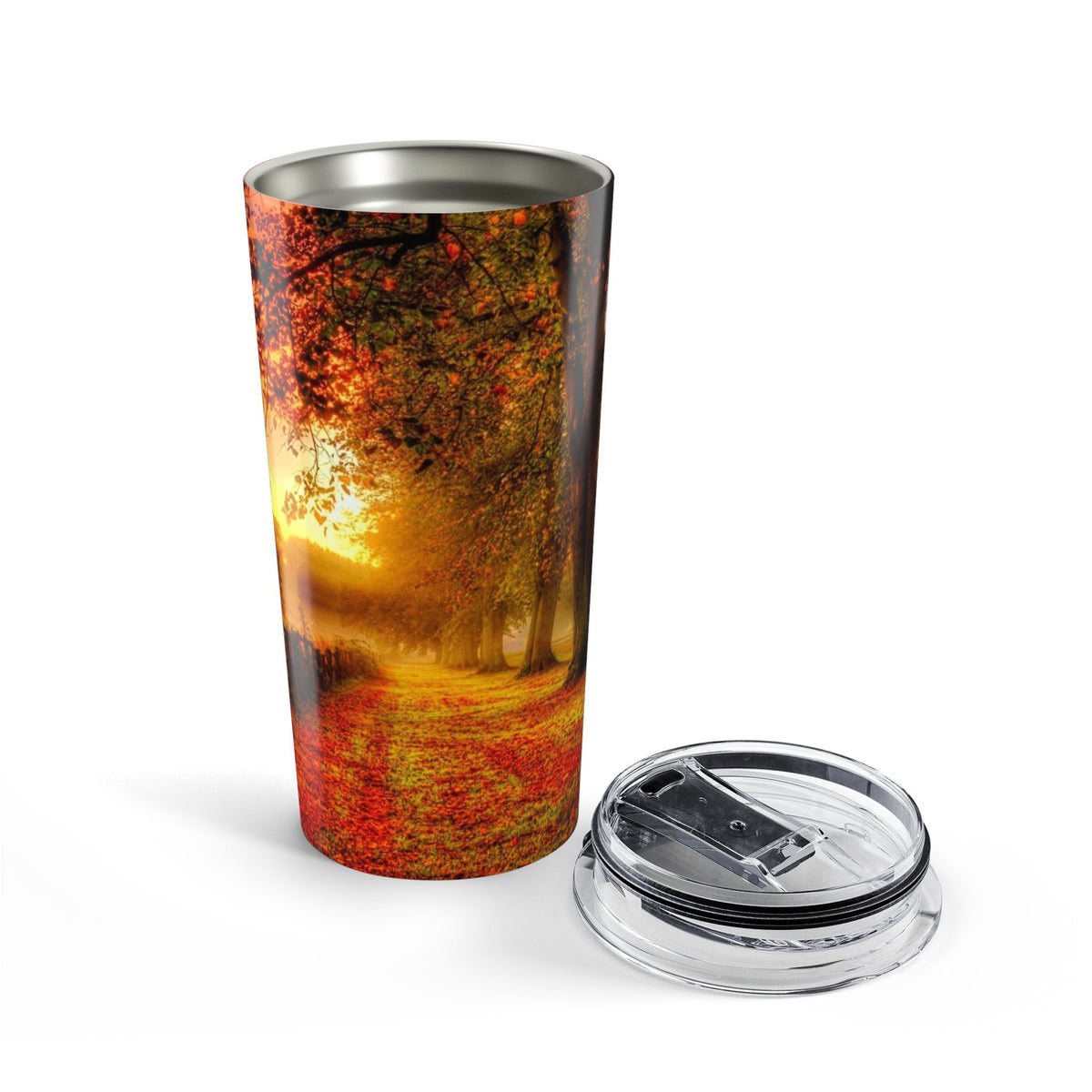 20oz Autumn Sunset Forest Tumbler