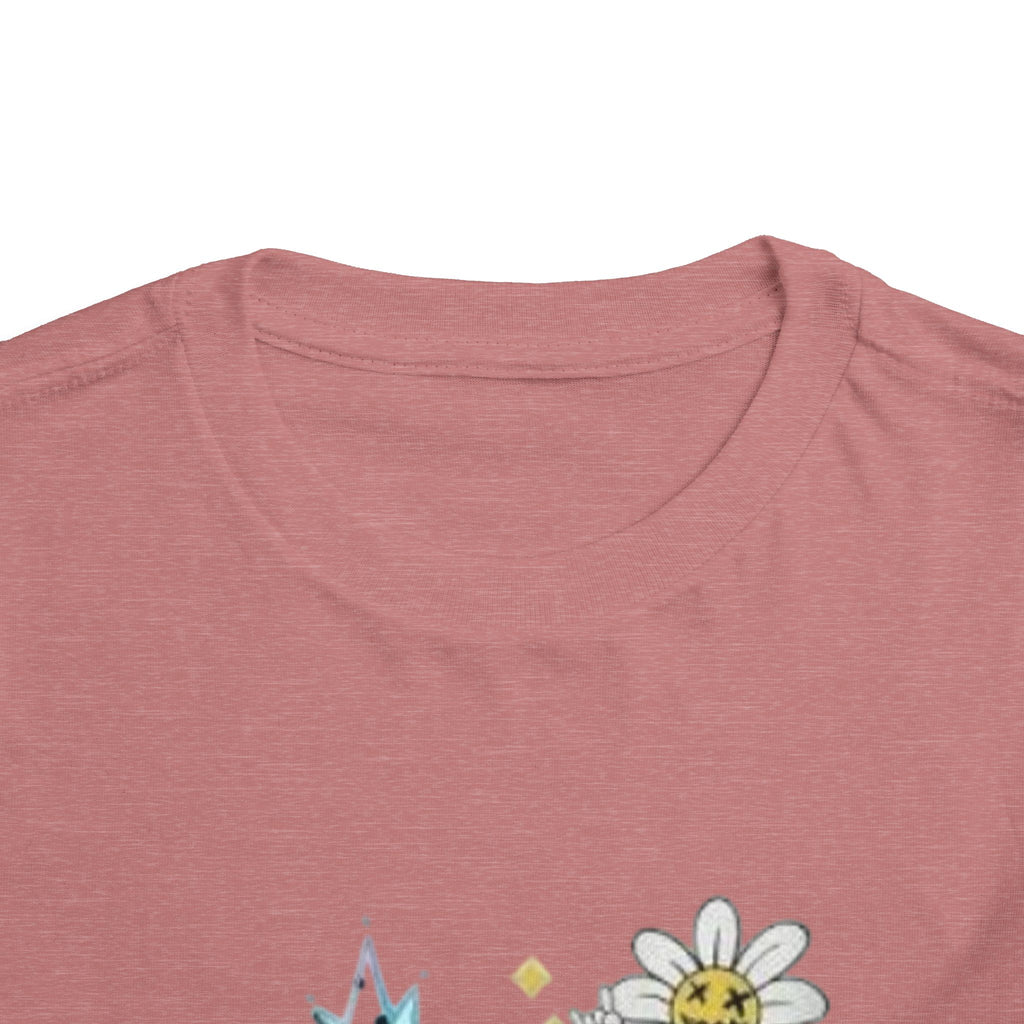 Toddler Tee - "Stay Wild" Graffiti Daisy Cute Kids T-Shirt