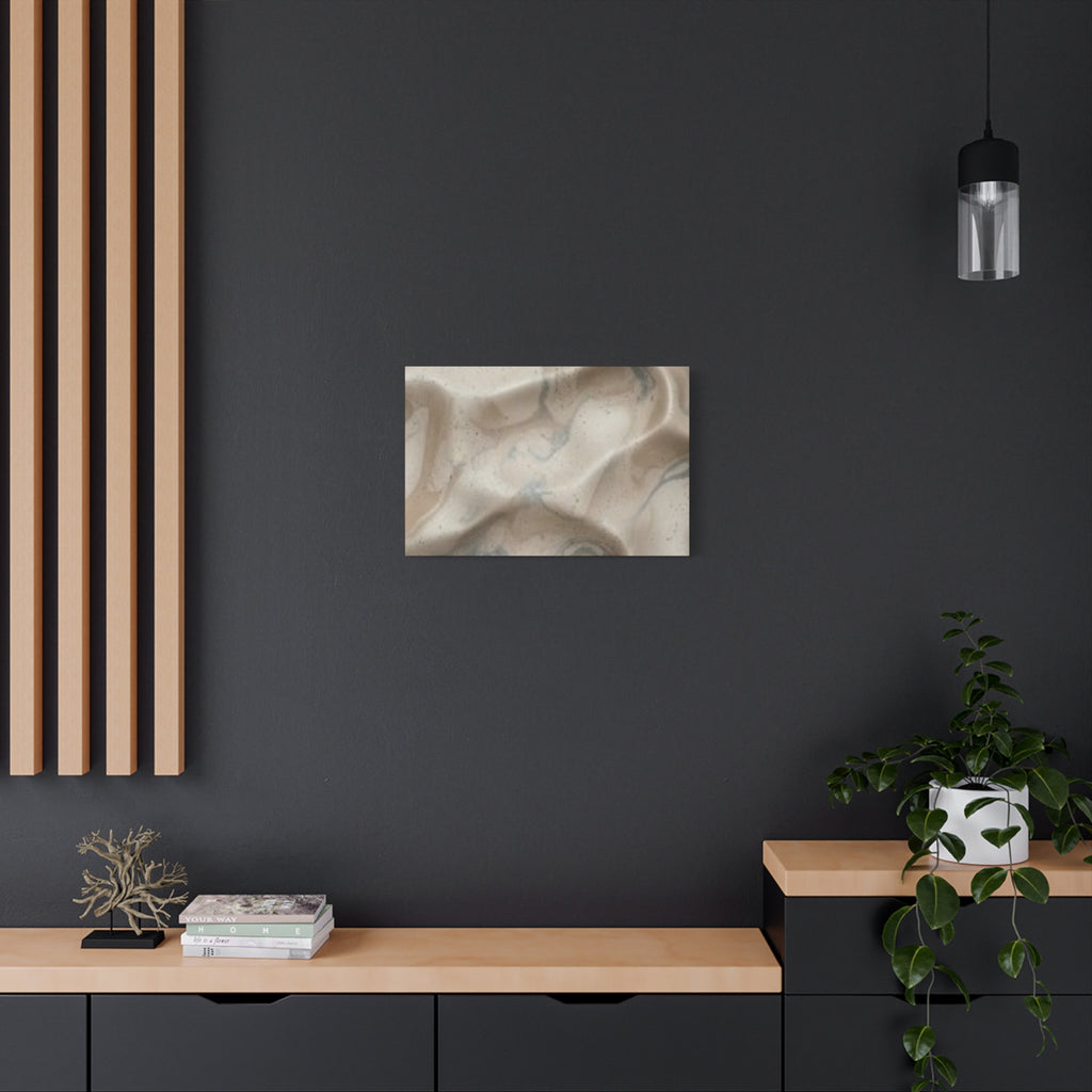 Abstract Neutral Marble Canvas Wall Art — Matte Stretched 1.25"