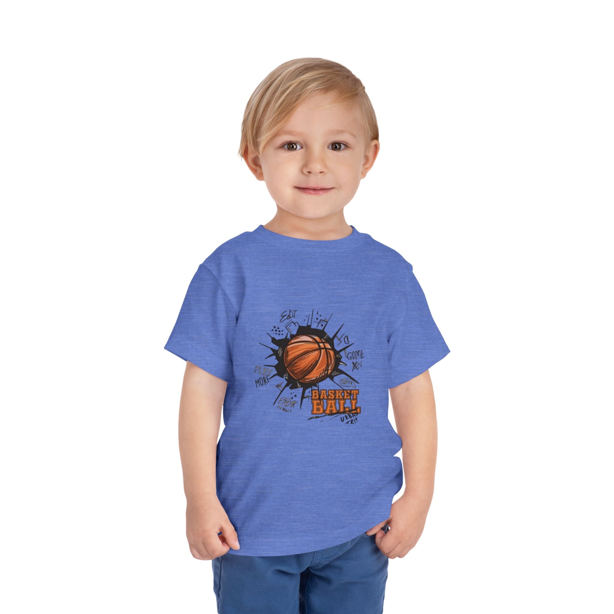 Toddler Basketball Tee - 'Future MVP' Graphic Kids Shirt