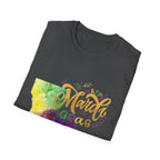 Mardi Gras Louisiana Watercolor T-Shirt — Happy Mardi Gras Celebration Tee