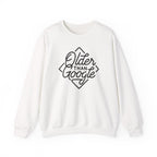 Crewneck Sweatshirt — “Older Than Google” Vintage Script Graphic