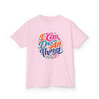 Kids T‑Shirt — "I Can Do All Things" Inspirational Rainbow Tee