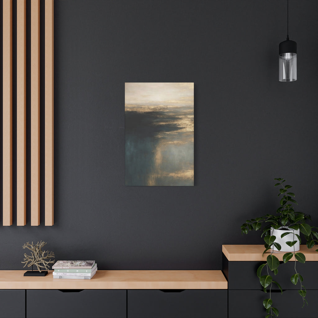 Abstract Stormy Seascape Canvas