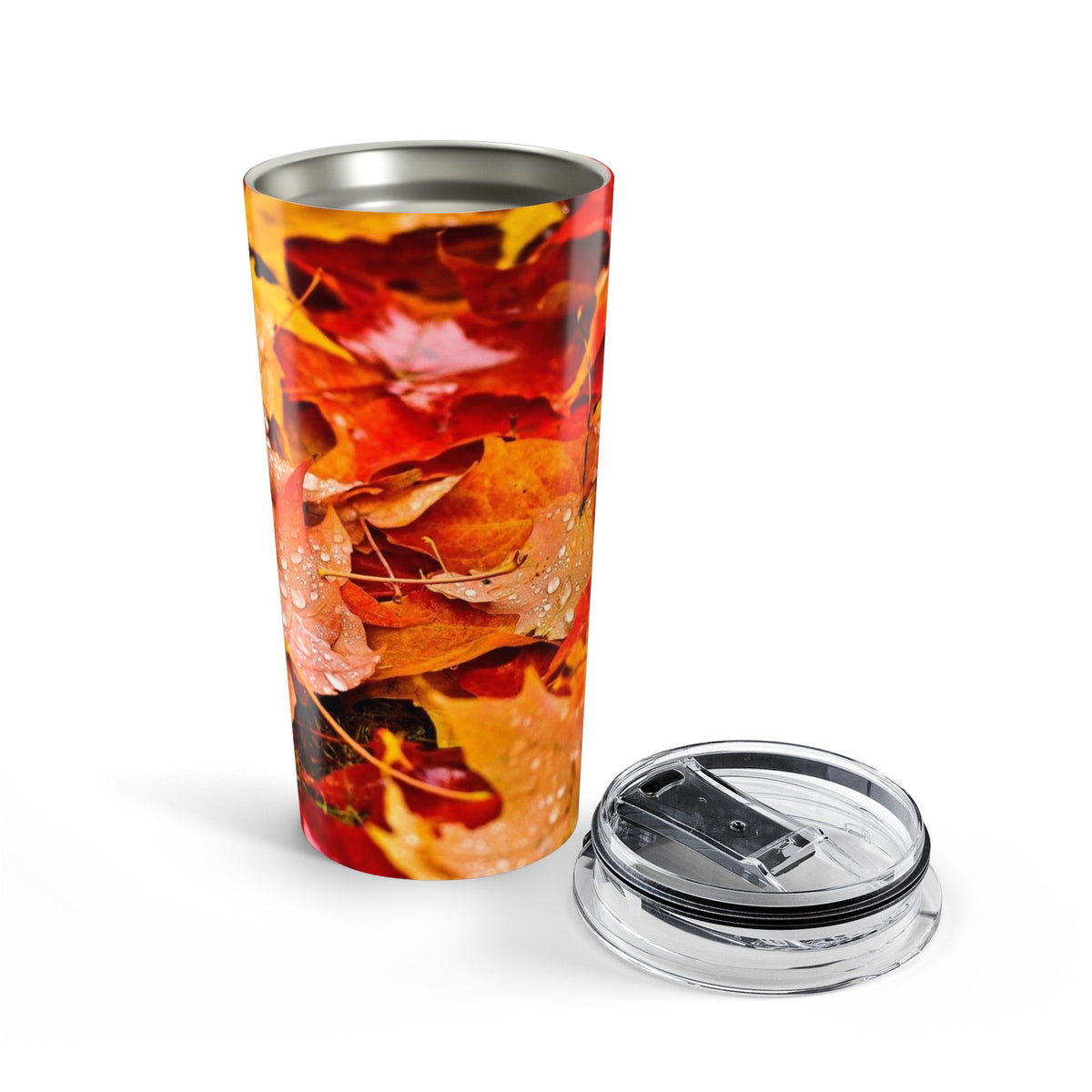 20oz Fall Leaves Tumbler – Autumn Foliage Travel Cup