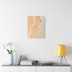 Coastal Beach Canvas Print – Sandy Shoreline Wall Art