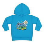Toddler Hoodie — 'Stay Wild' Graffiti Daisy Pullover